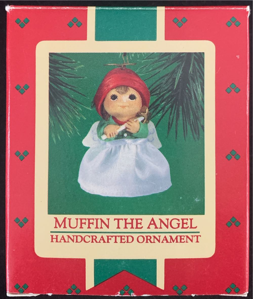 Hallmark Keepsake. Christmas. 1985. Muffin The Angel. - Keepsake Ornament (Muffin The Angel) ornament collectible - Main Image 2