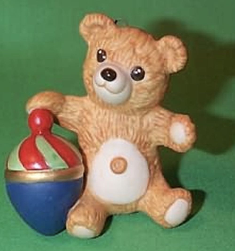 Porcelain Bear - 1983 - #1 - With Top - Porcelain Bear (Collectible Series) ornament collectible - Main Image 1