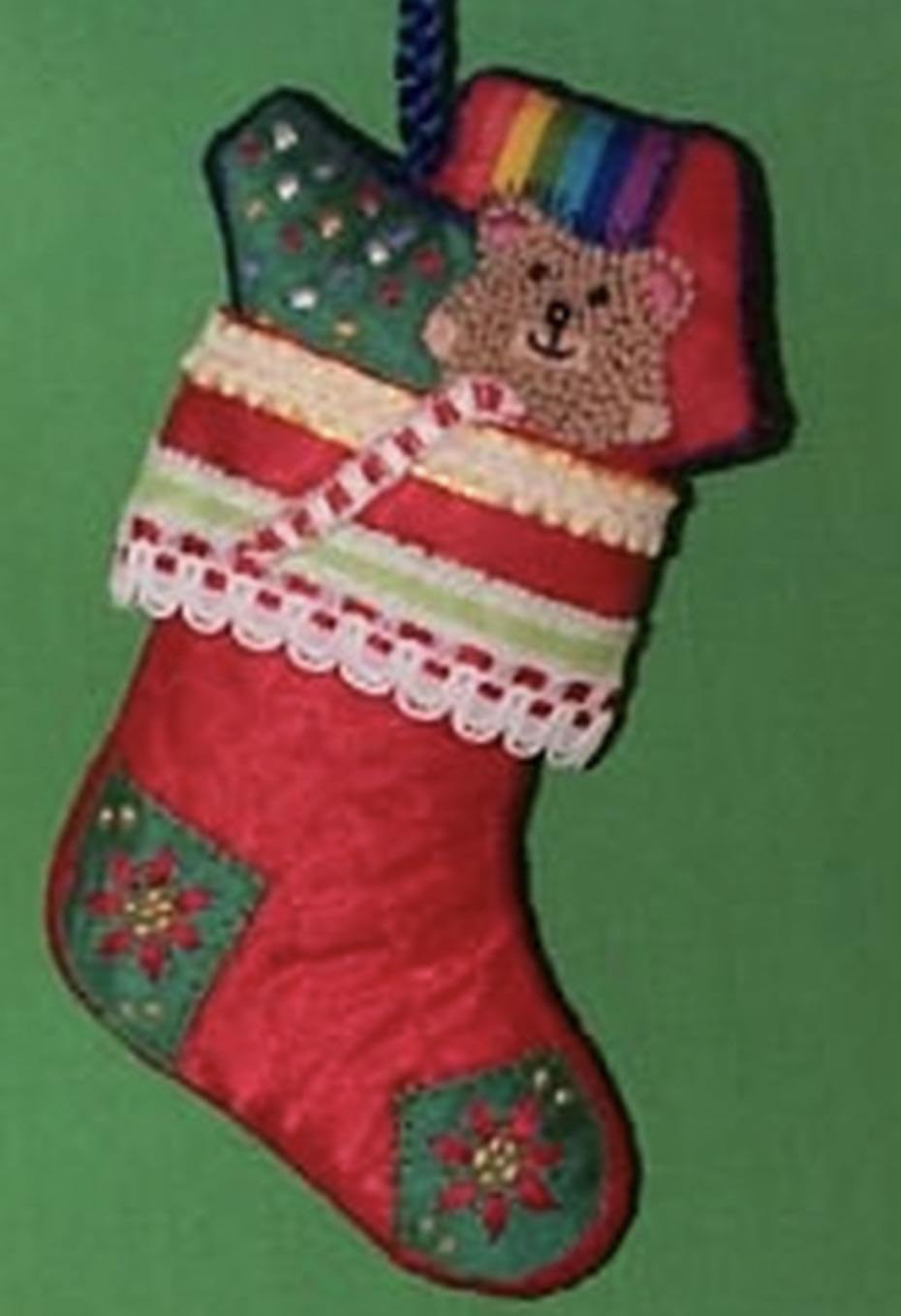 Red Picnic Basket With Food & White Mouse