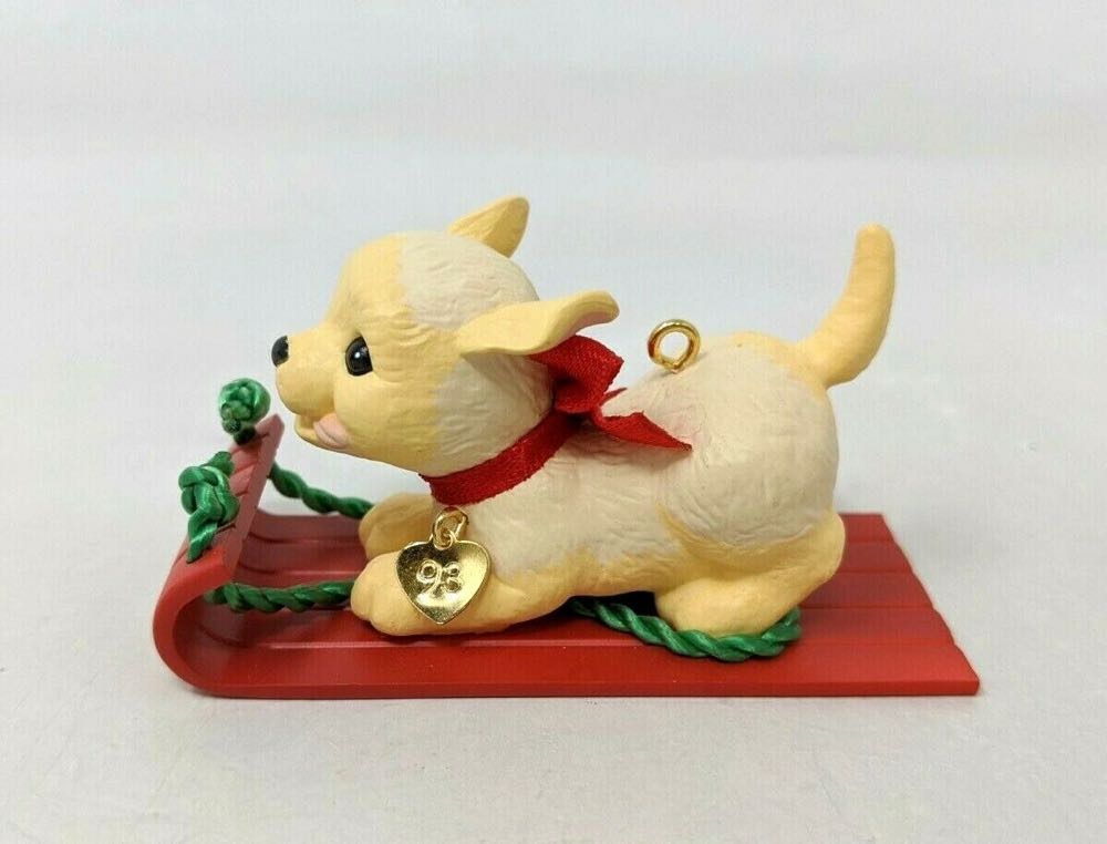 Puppy Love - 1993 - #3 - Golden Retriever - Puppy Love (Collectible Series) ornament collectible - Main Image 2