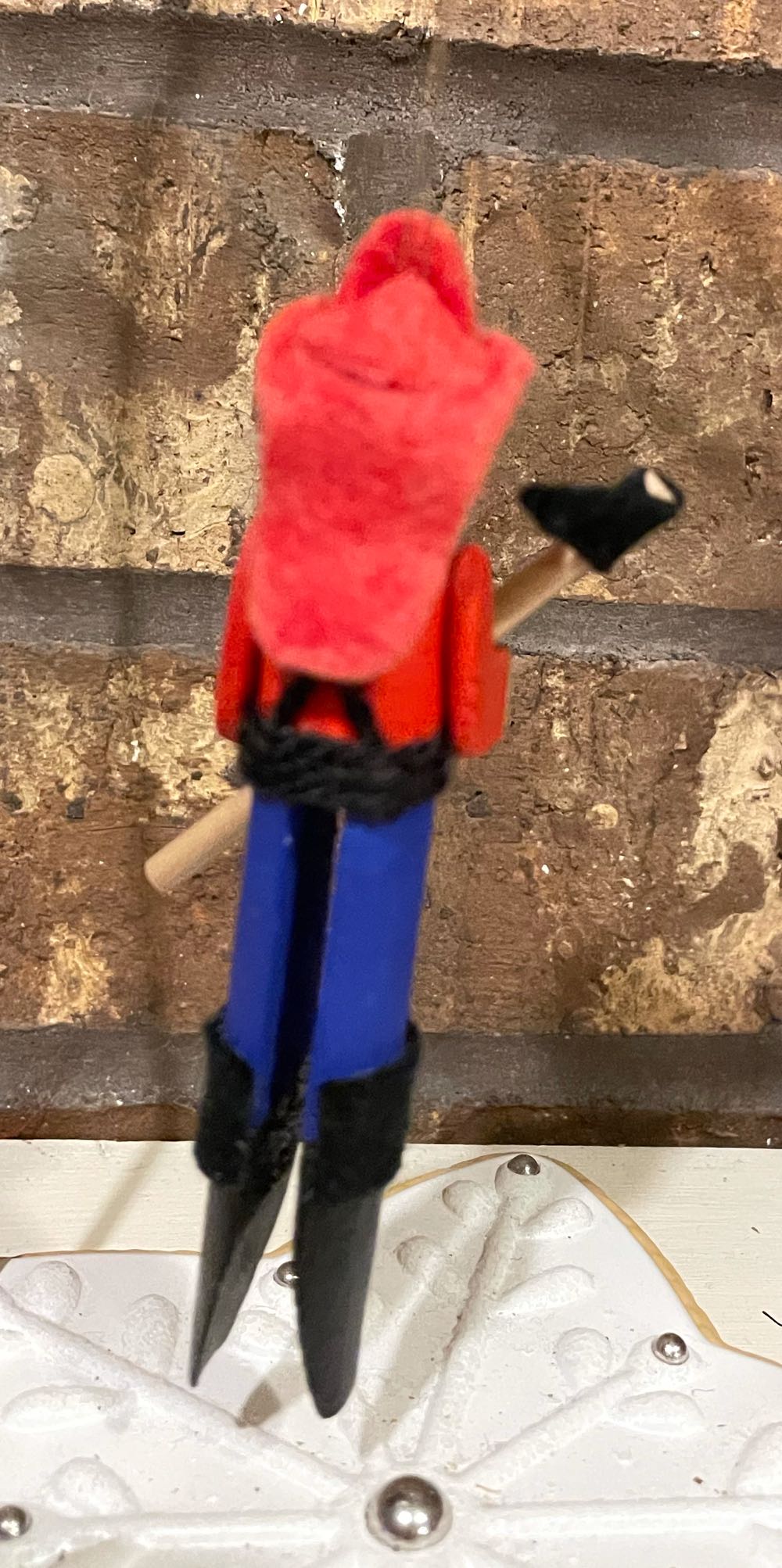 Arrow - Clothespin - Firefighter - Firefighter (Clothespin) ornament collectible - Main Image 2