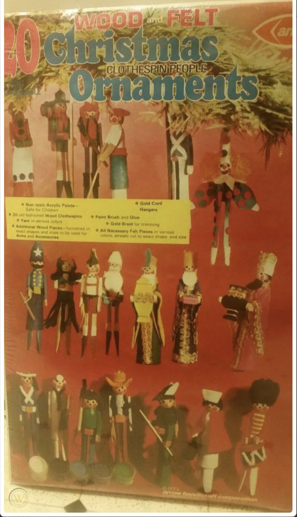 Arrow - Clothespin - Magi - Magi (Clothespin) ornament collectible - Main Image 4