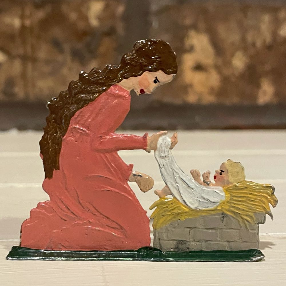 Zinnfiguren - Holy Family - Virgin Mary & Baby Jesus - Holy Family (Nativity) ornament collectible - Main Image 2