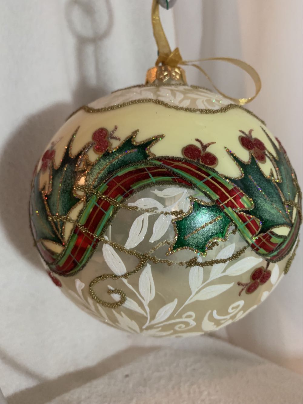 Holly & Ribbon Garland - Holiday Limited Edition (Christmas Tree Ornament) ornament collectible - Main Image 3