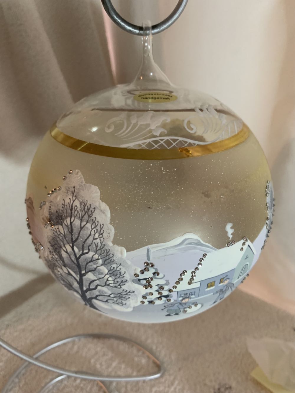 Winter Village  (Christmas Tree Ornament) ornament collectible - Main Image 2