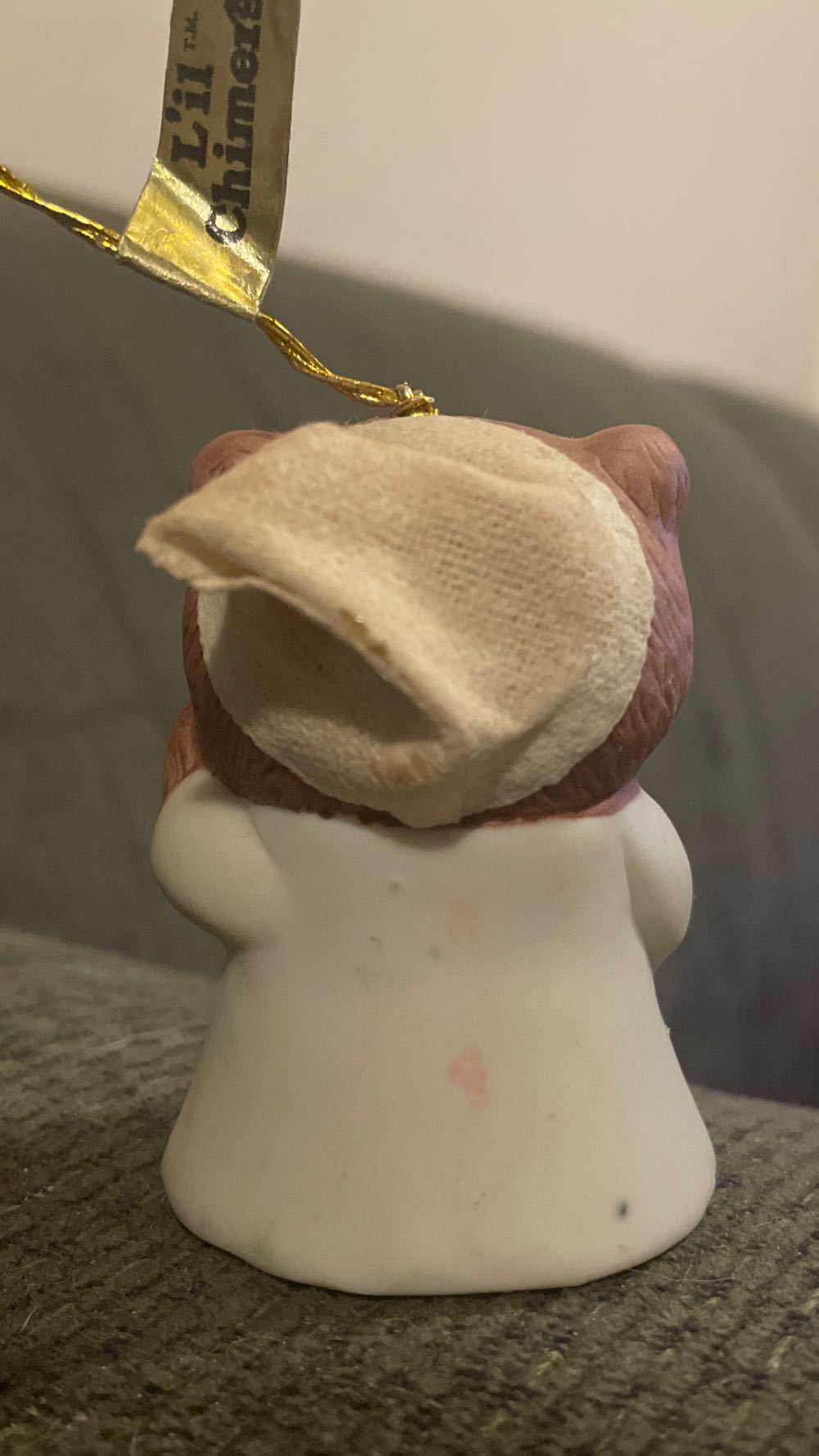 Jasco - L’il Chimers - Bear With Stocking - Character (Bell) ornament collectible - Main Image 2