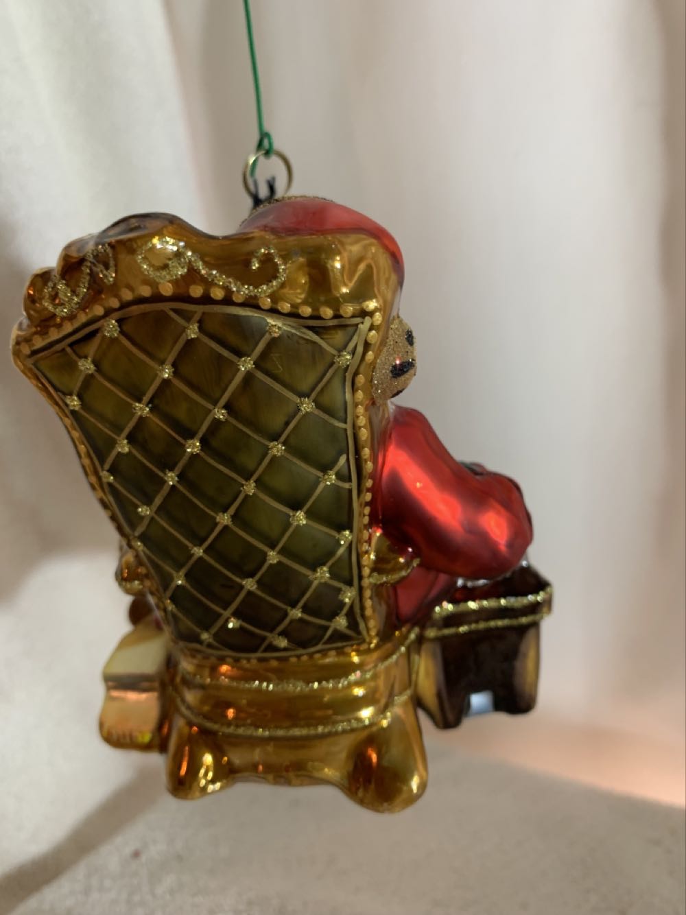 Santa w/ Sail Boat - Platinum Polonaise Heirlooms (Santa) ornament collectible - Main Image 3