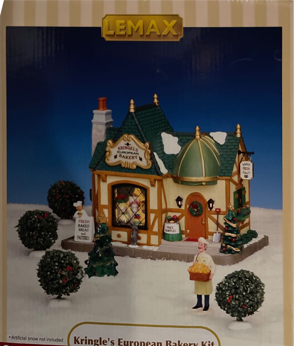 #35509 Kringle’s European Bakery Kit - Holidays & Seasons (Lighted Building) ornament collectible [Barcode 26143606] - Main Image 1