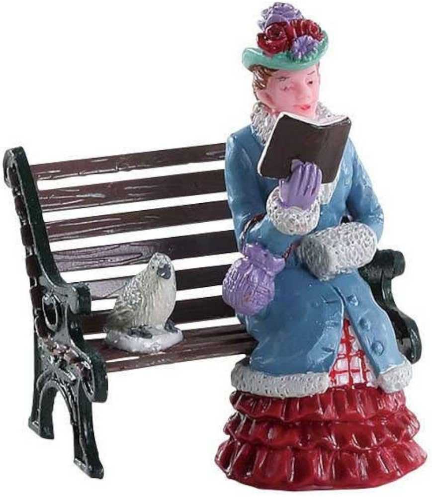 Lemax 82580 - Peace And Quiet - Caddington Village (Figurine) ornament collectible [Barcode 728162825803] - Main Image 4