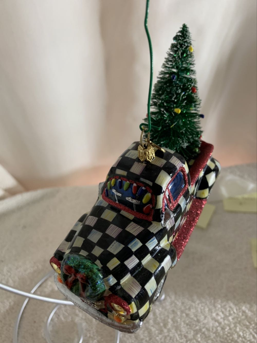 Country Truck Check  (Christmas Tree Ornament) ornament collectible - Main Image 2