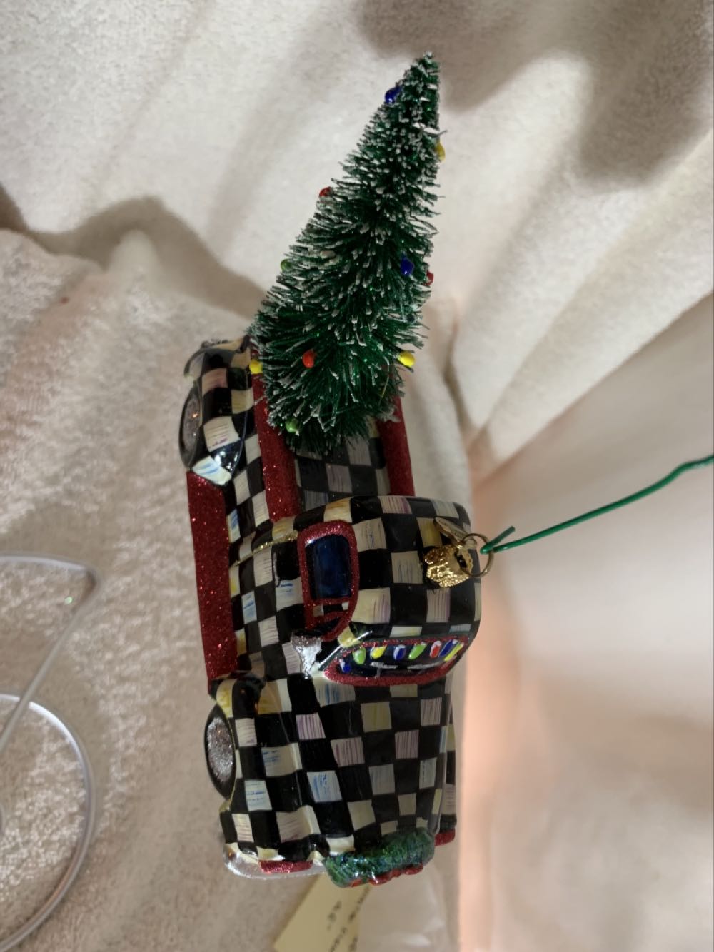 Country Truck Check  (Christmas Tree Ornament) ornament collectible - Main Image 3