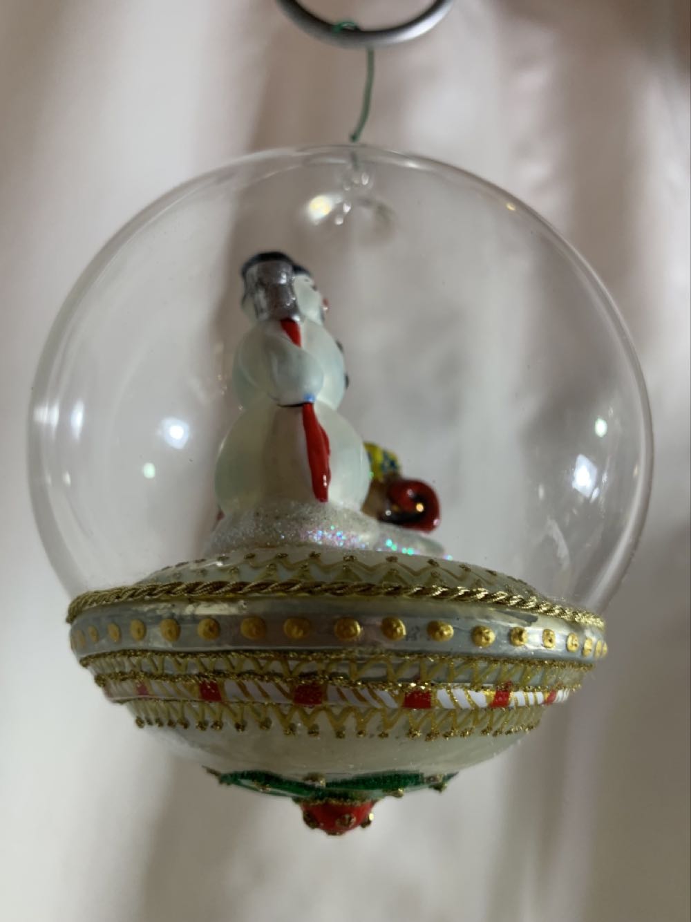 Jolly Fellow  (Snowman) ornament collectible - Main Image 3