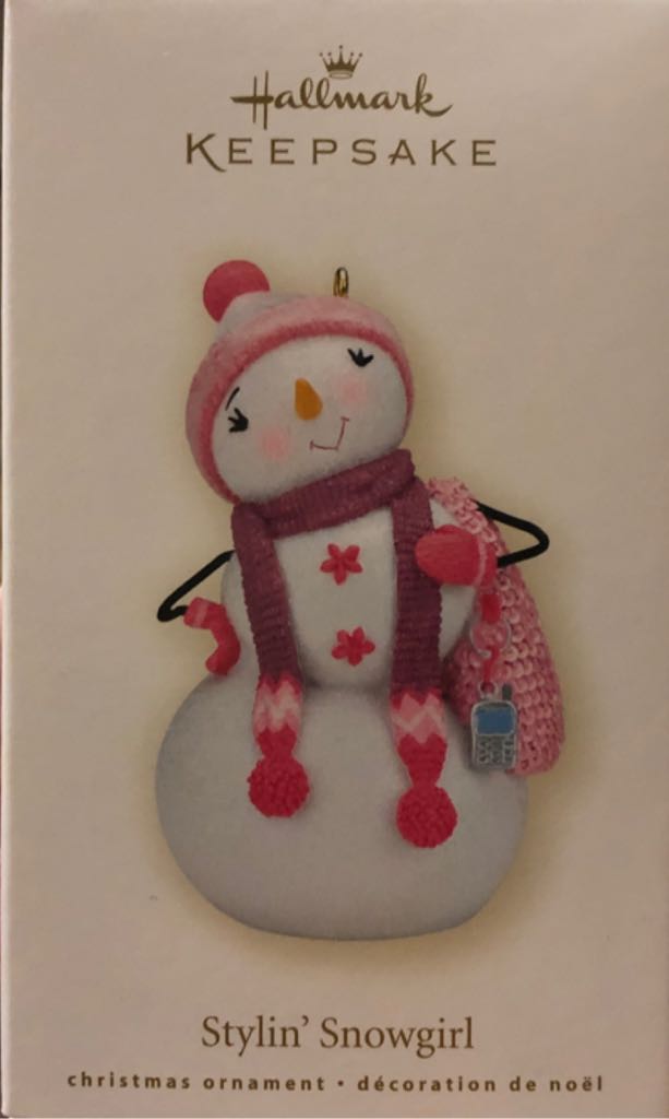 Stylin’ Snowgirl  (Daughter) ornament collectible - Main Image 1