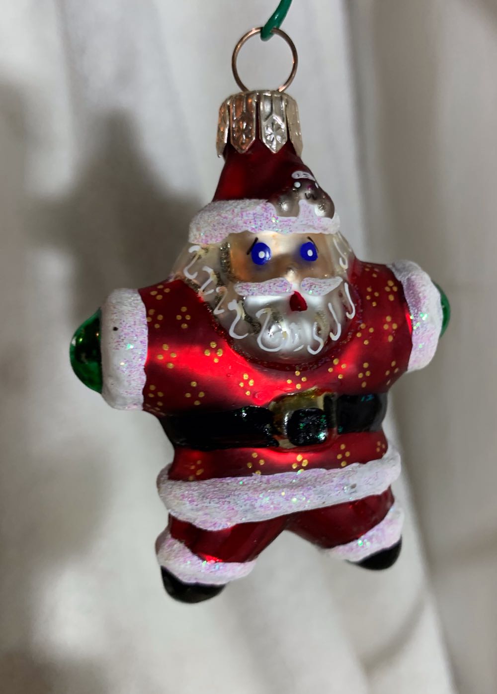 Courtauld Reflector, Pearl: Red & Green Stripe