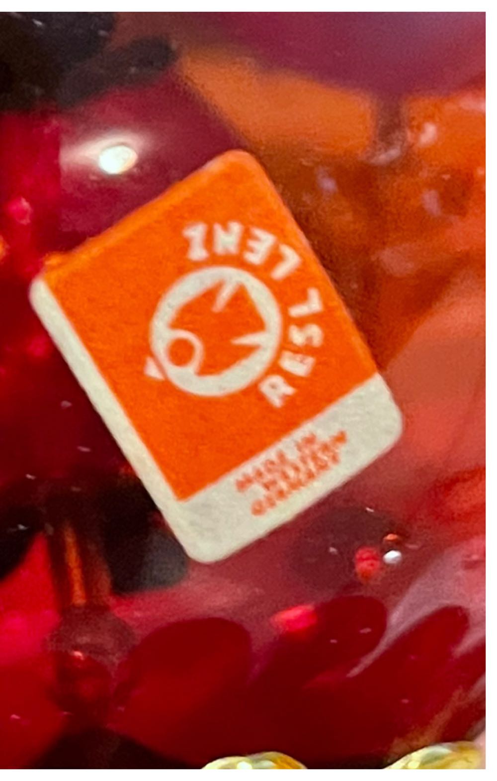 Resl Lenz - Red - Apple - Christmas Tree (Fruit) ornament collectible - Main Image 3