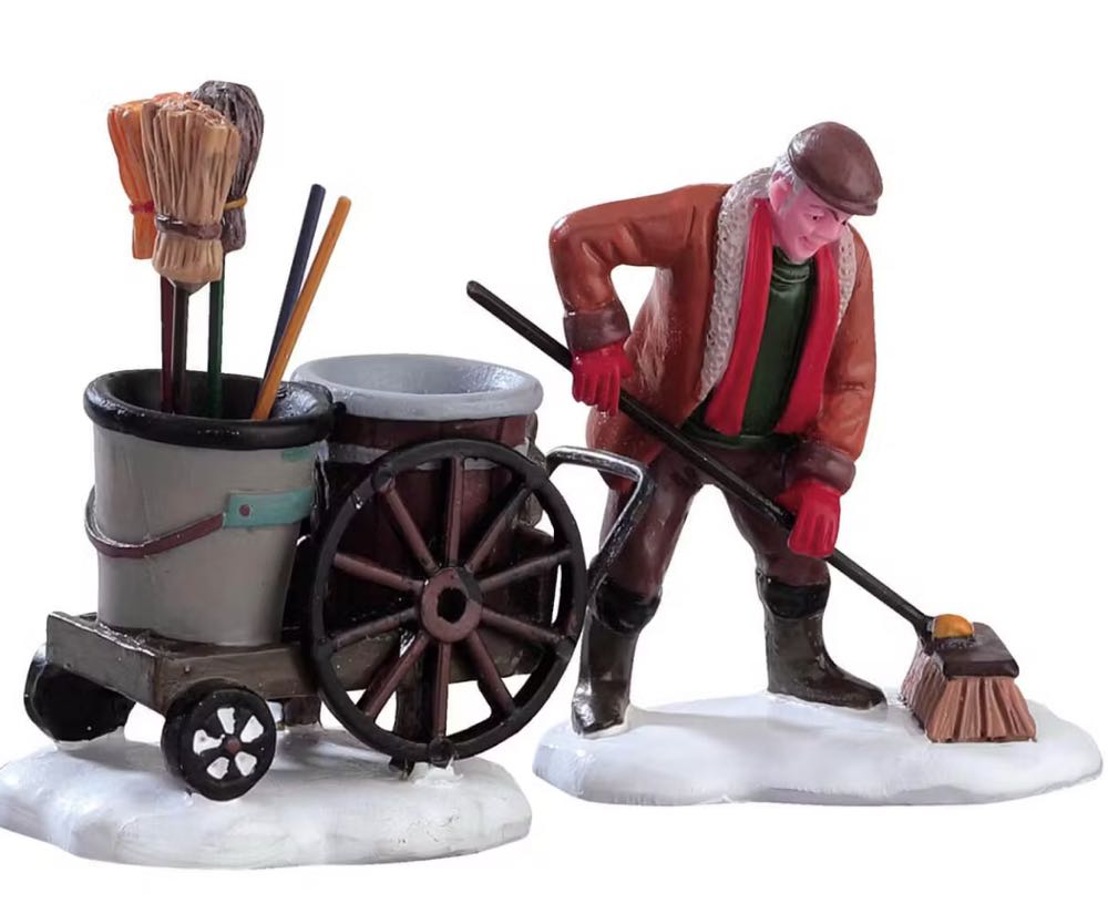 Street Sweeper Set Of 2 #52093. x2 - Figurines (Figurines) ornament collectible [Barcode 728162520937] - Main Image 3