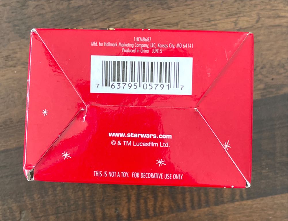 Jedi In Training Picture Frame Ornament - Hallmark (Star Wars) ornament collectible [Barcode 763795057917] - Main Image 3