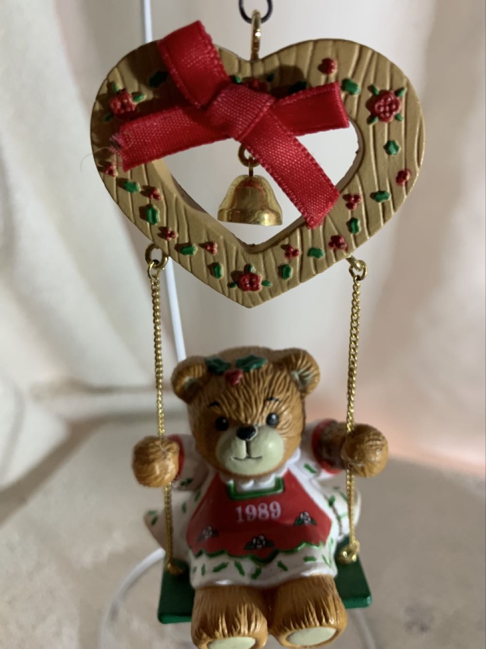 Enesco Lucy And Me Bear Christmas Ornament Hallmark Final Production - Lucy (Teddy Bears) ornament collectible [Barcode 045544007085] - Main Image 2
