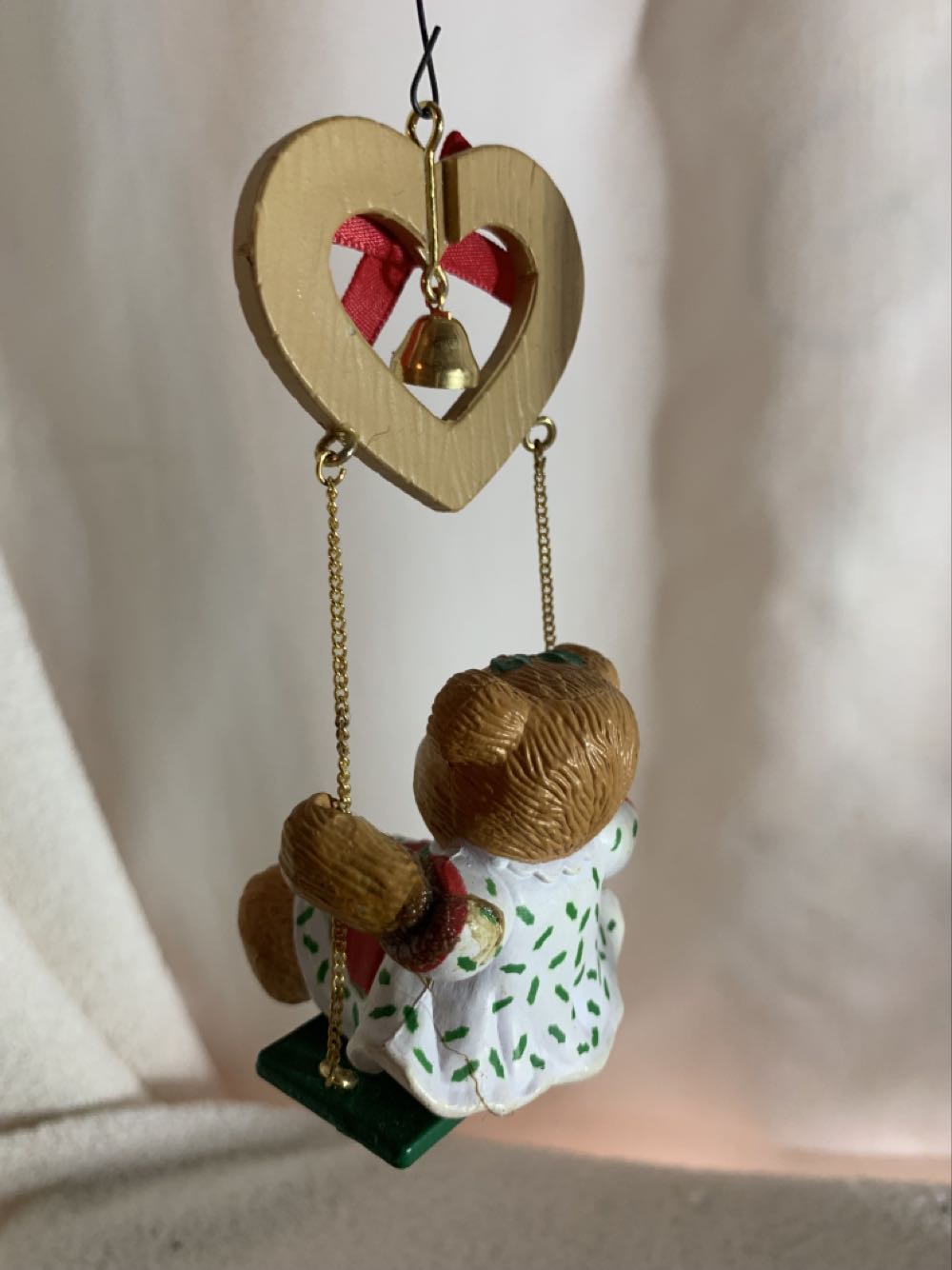 Enesco Lucy And Me Bear Christmas Ornament Hallmark Final Production - Lucy (Teddy Bears) ornament collectible [Barcode 045544007085] - Main Image 3
