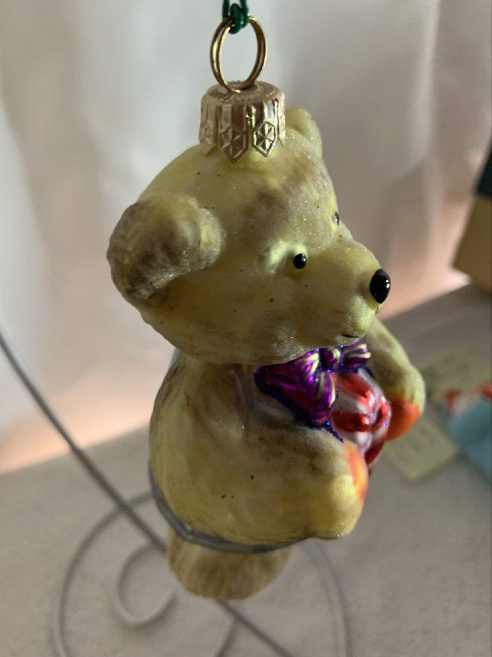 Teddy Bear, Cinnamon - Ornaments On The Tree (Teddy Bears) ornament collectible [Barcode 092764014416] - Main Image 2