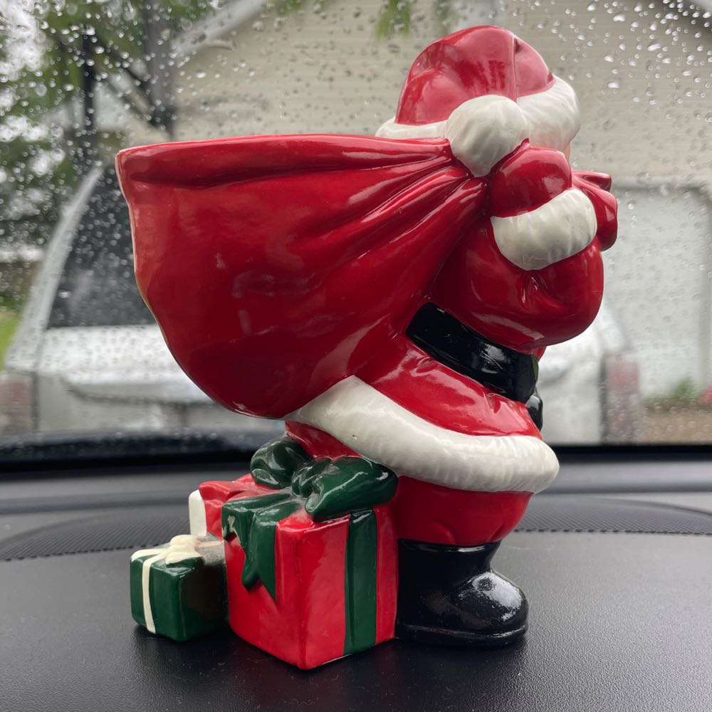 Avon - Ho, Ho, Glow - Votive Holder - Santa (Candle Holder) ornament collectible - Main Image 3