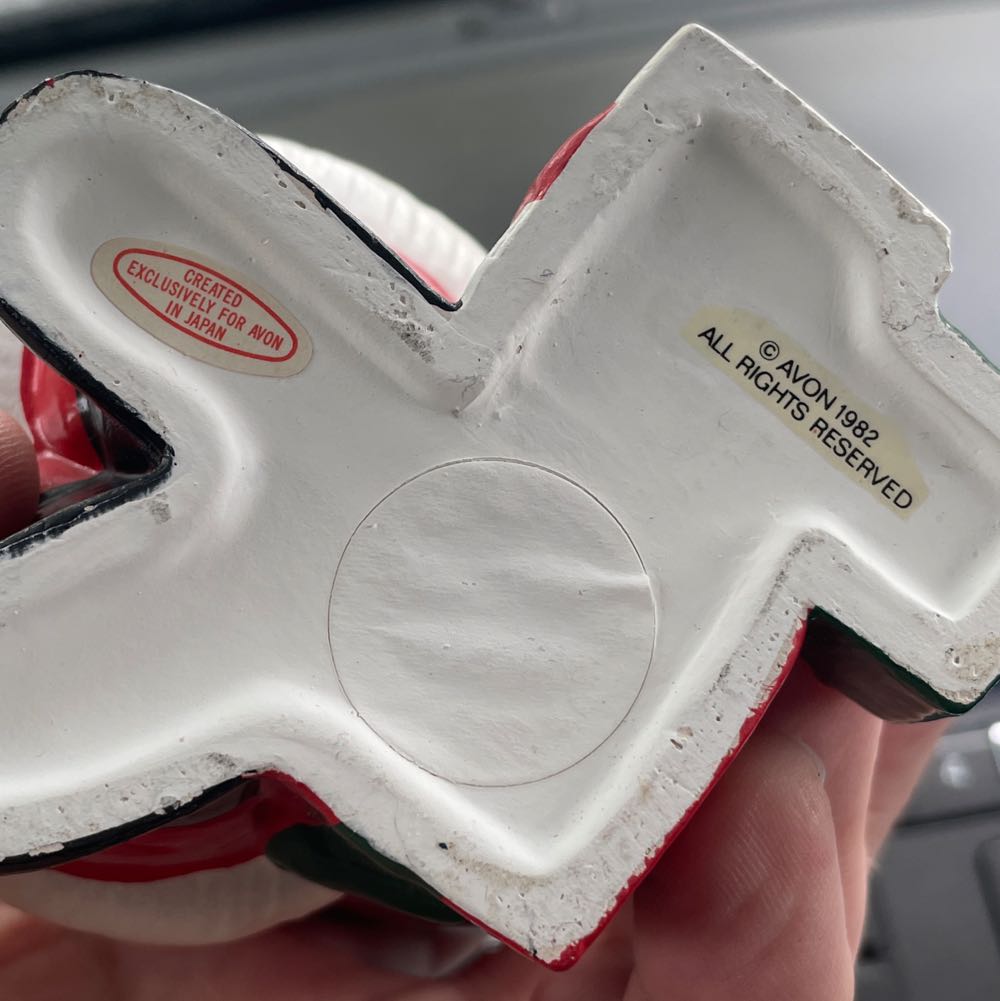 Avon - Ho, Ho, Glow - Votive Holder - Santa (Candle Holder) ornament collectible - Main Image 4