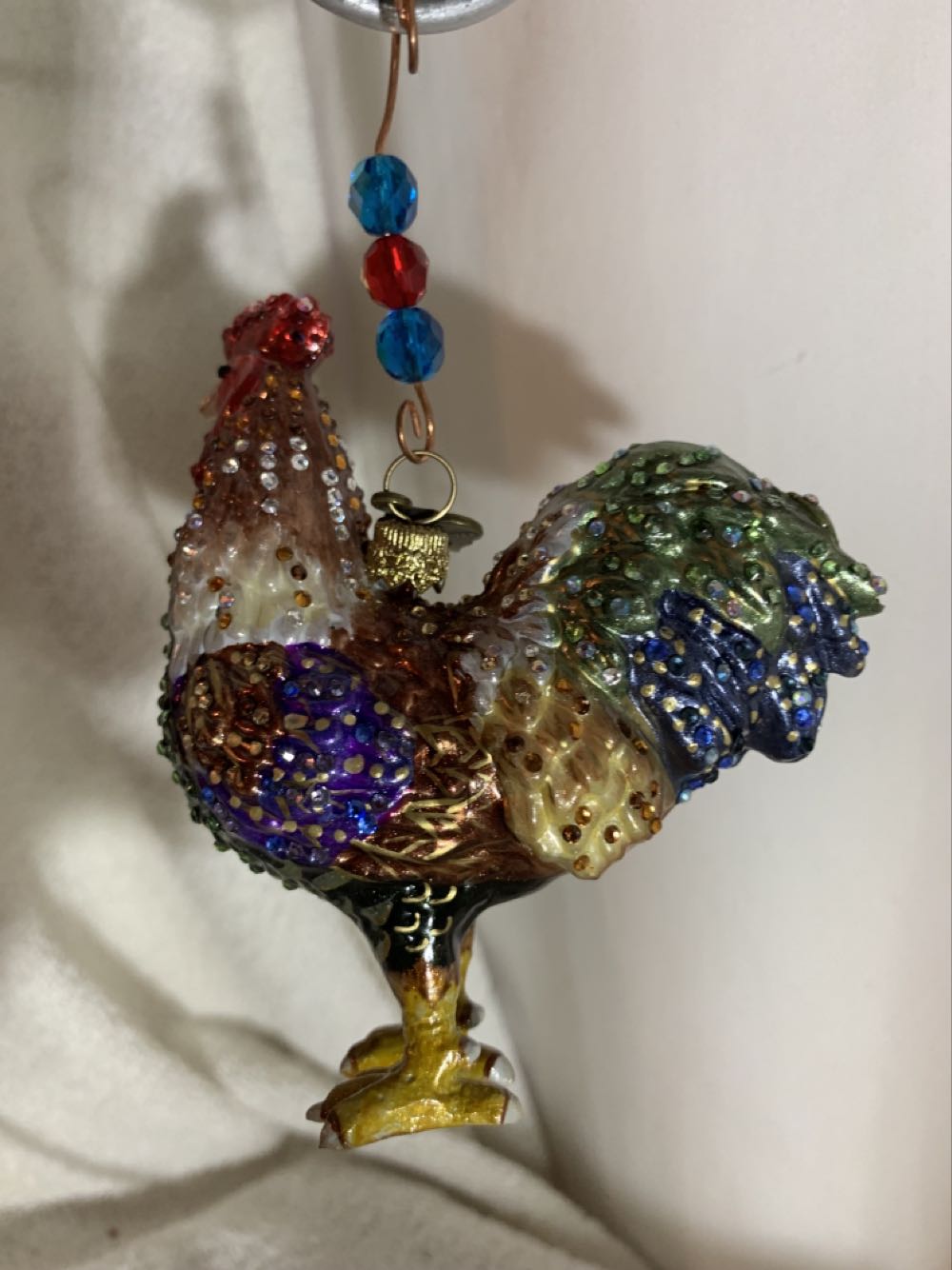 Provence Rooster  (Christmas Tree Ornament) ornament collectible - Main Image 2