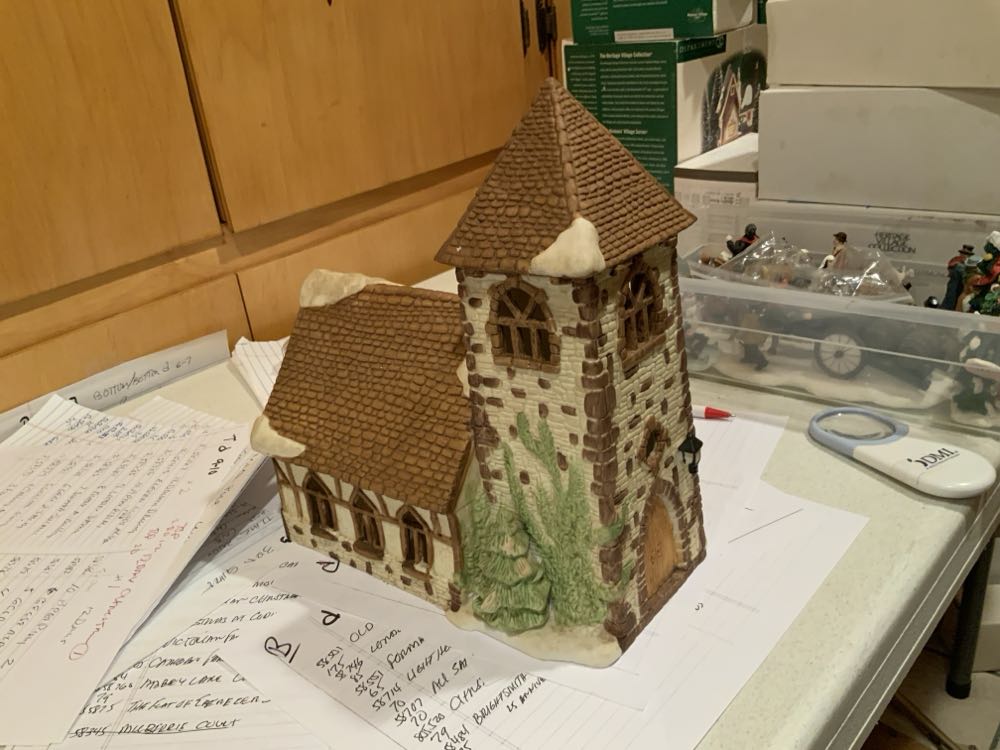 dickens village Church - Dickens Village ornament collectible - Main Image 2
