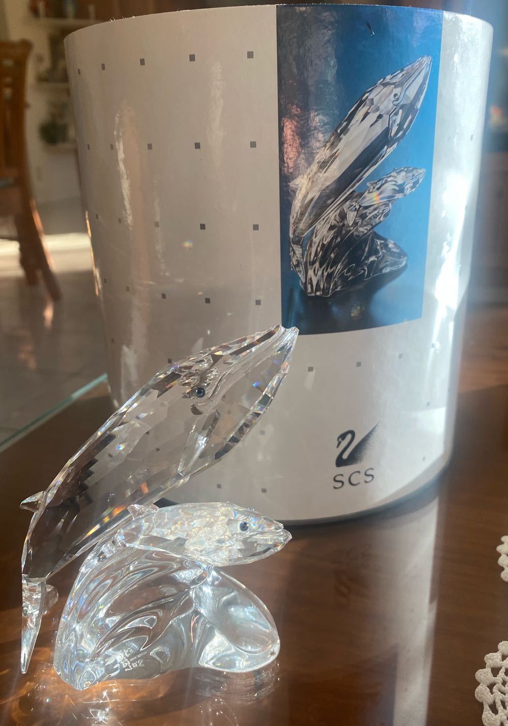 Beads & Sequins - Bell - White & Red