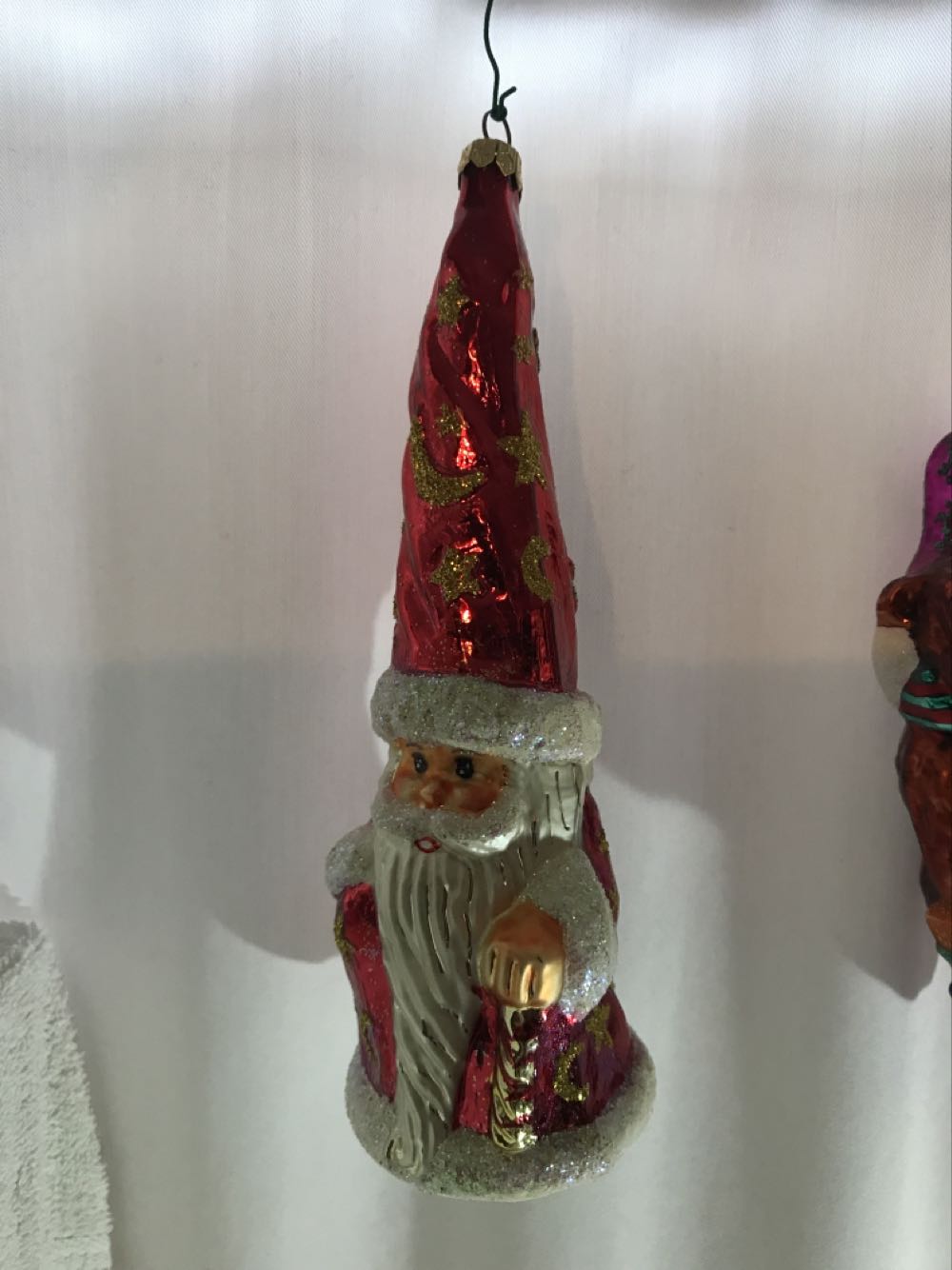 Bowman Santa, Poinsettias