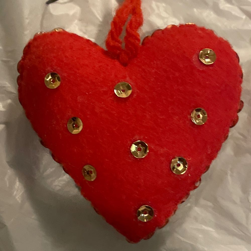 Felt - Heart - Heart (Felt) ornament collectible - Main Image 2