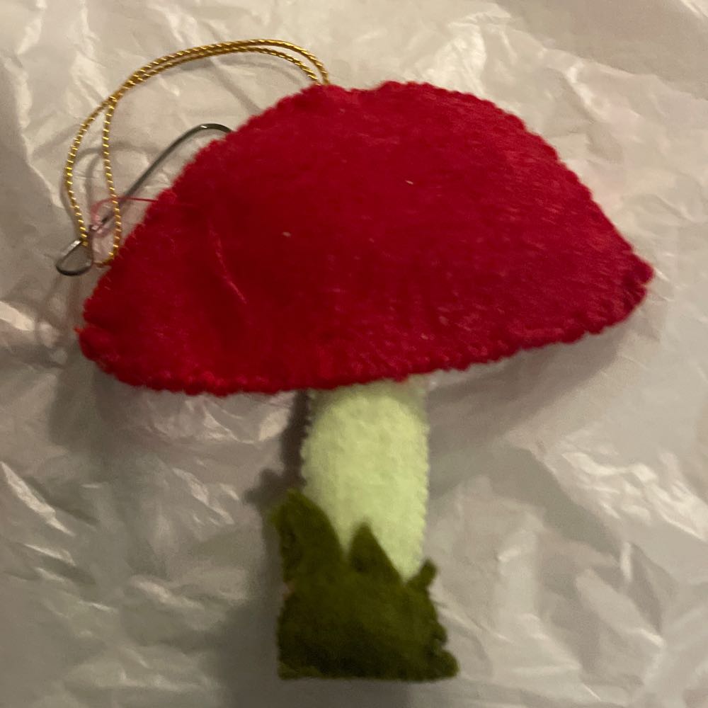 Felt - Mushroom - Mushroom (Felt) ornament collectible - Main Image 2