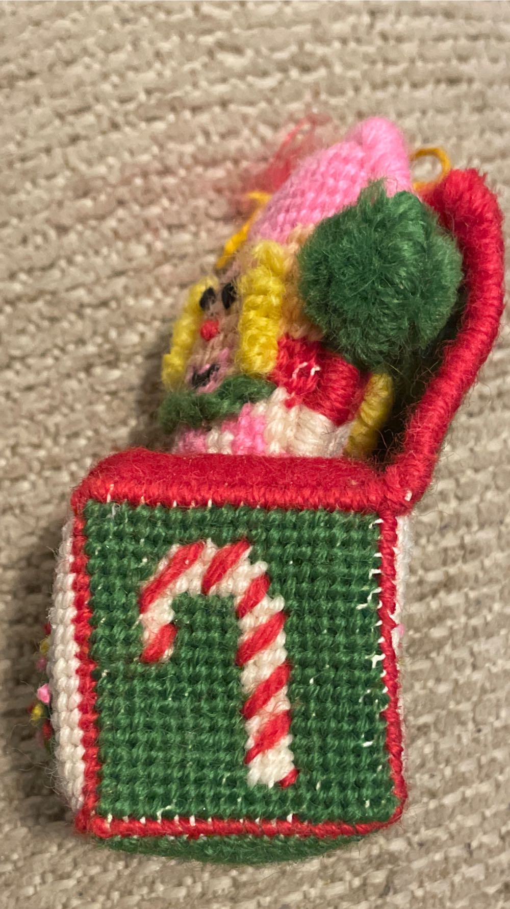 Cross Stitch - Jack In The Box - Jack In The Box (Cross Stitch) ornament collectible - Main Image 2