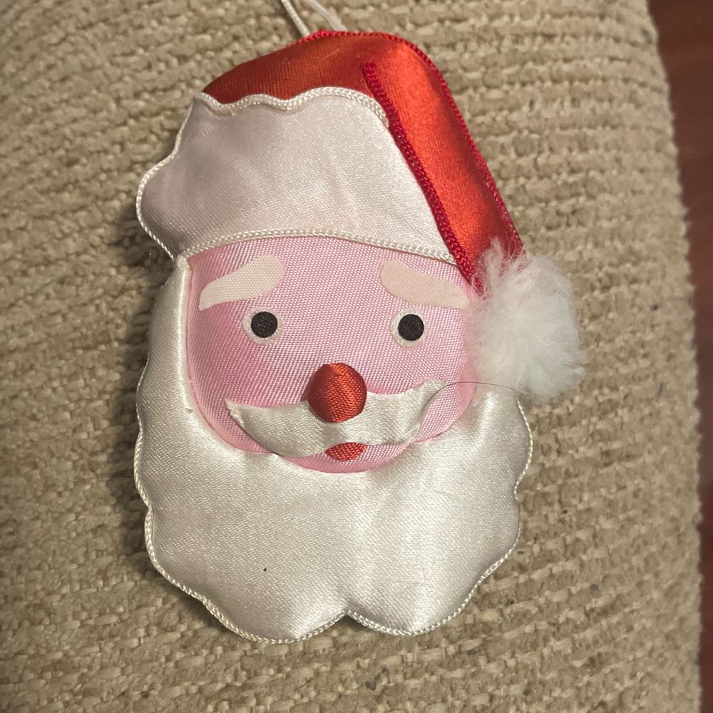 Silk - Santa - Santa (Silk) ornament collectible - Main Image 2