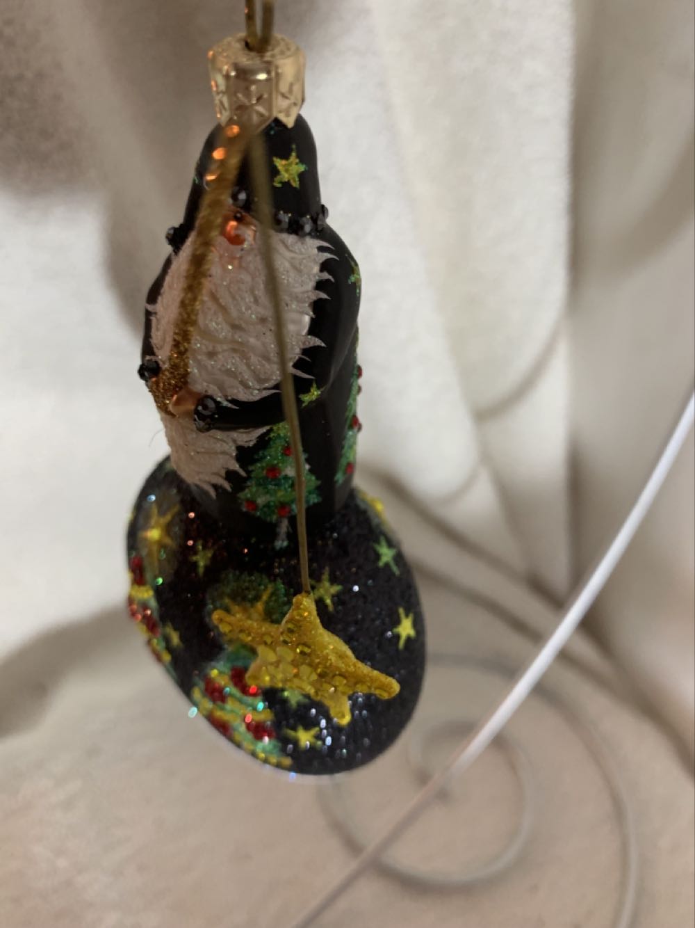 Casting for Dreams, Black - Event Piece (Santa) ornament collectible - Main Image 2