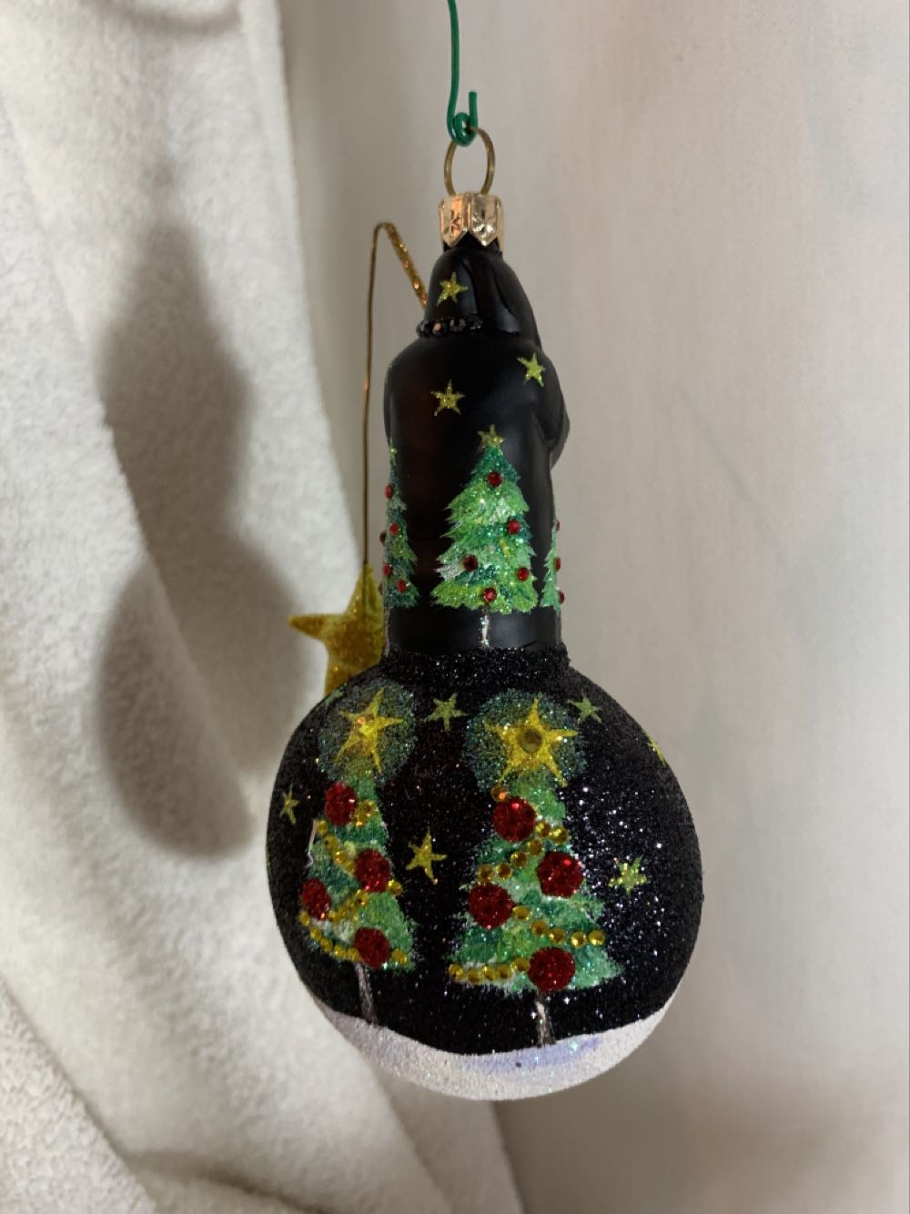 Casting for Dreams, Black - Event Piece (Santa) ornament collectible - Main Image 3