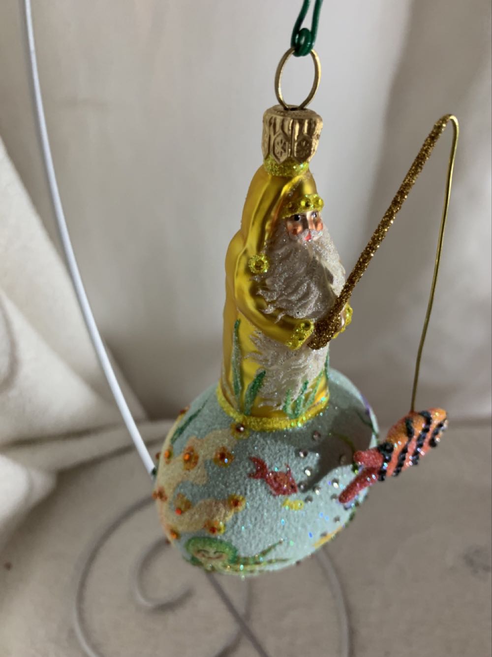 Casting for Dreams, Aquatic - Event Piece (Santa) ornament collectible - Main Image 2