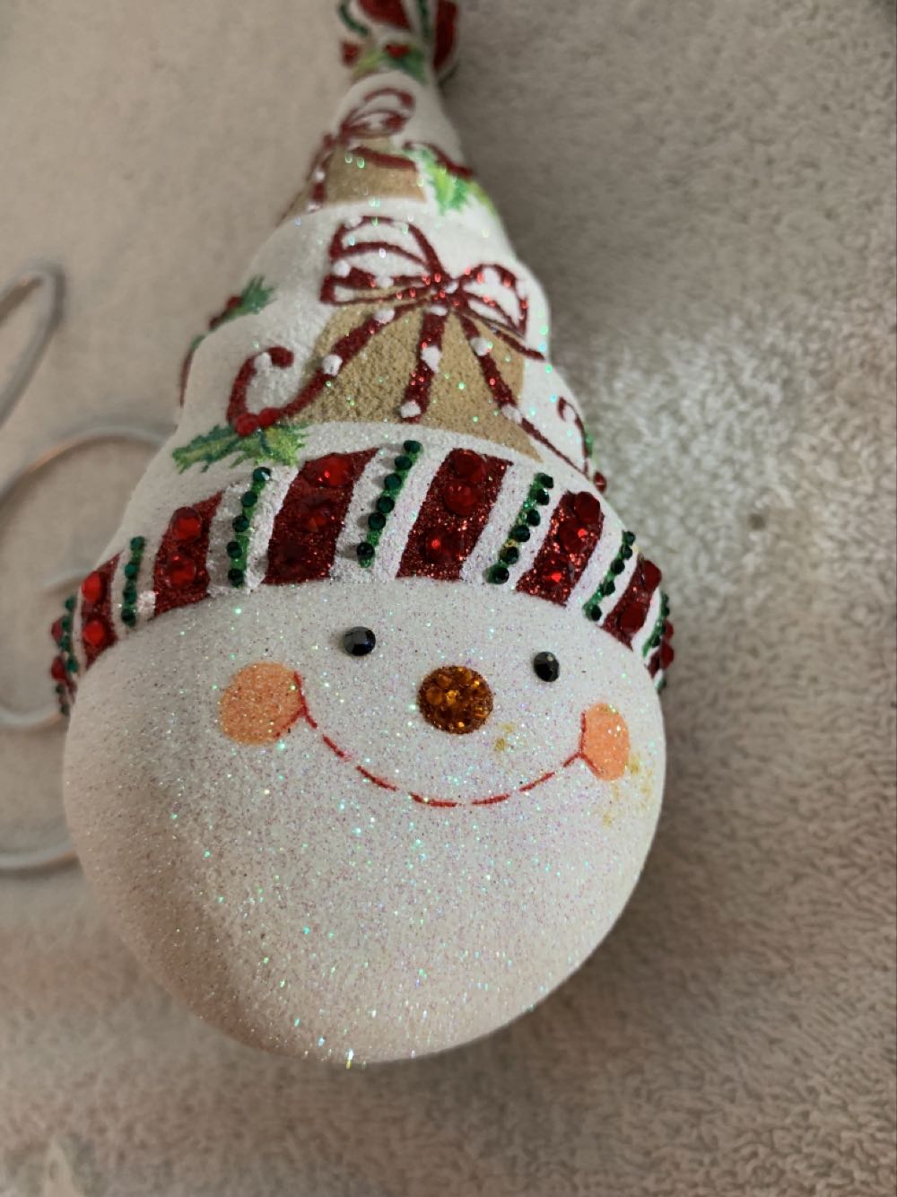 Grand Snowman, Plum Pudding - Pre Release, Exclusive (Snowman) ornament collectible - Main Image 4