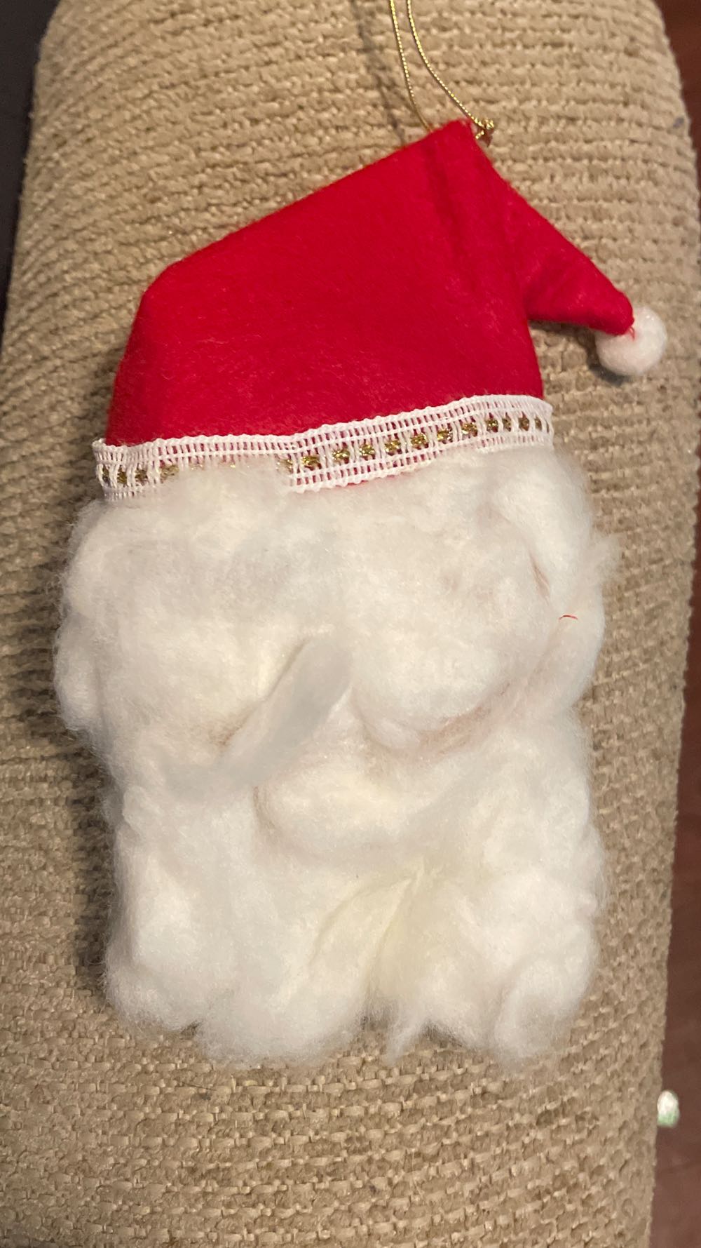 Nylon - Santa - Head - Santa (Nylon) ornament collectible - Main Image 2