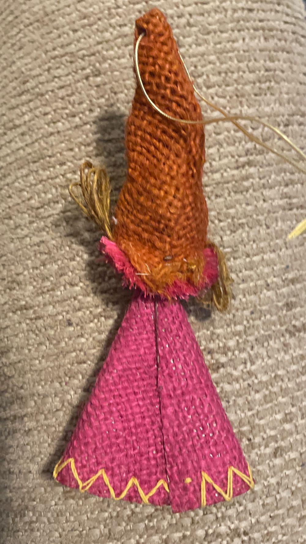 Burlap - Woman - Person (Burlap) ornament collectible - Main Image 2