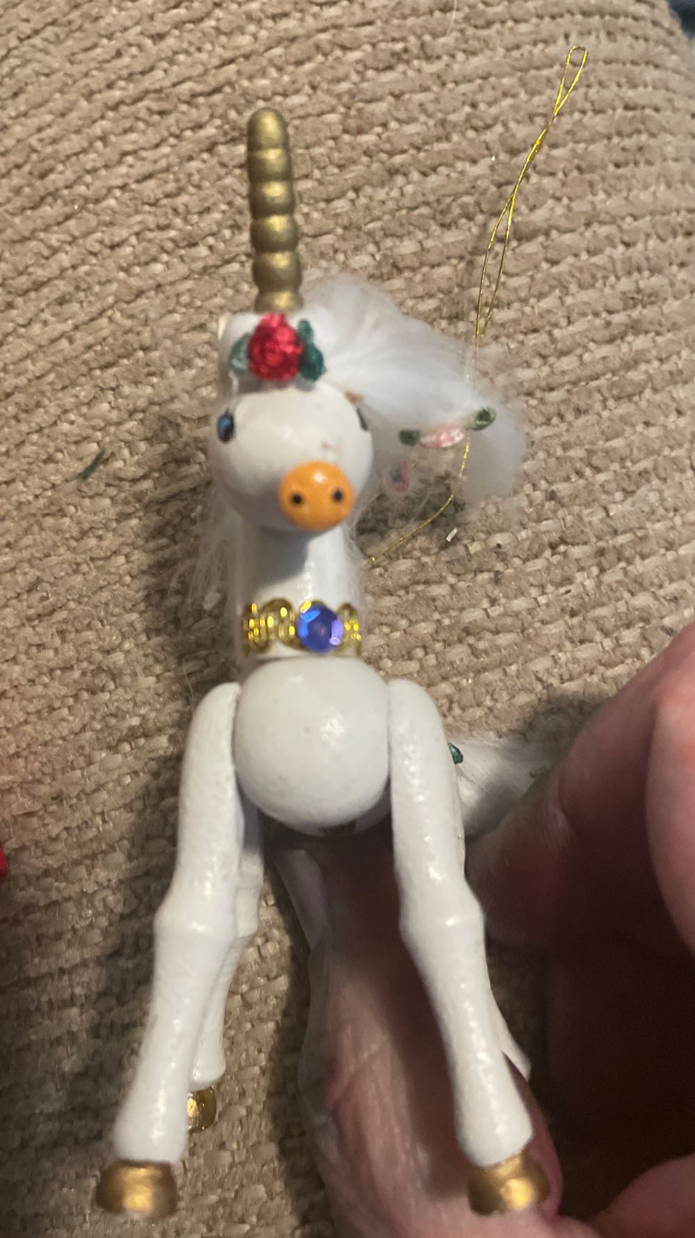 Wood - Unicorn - Unicorn (Wood) ornament collectible - Main Image 2