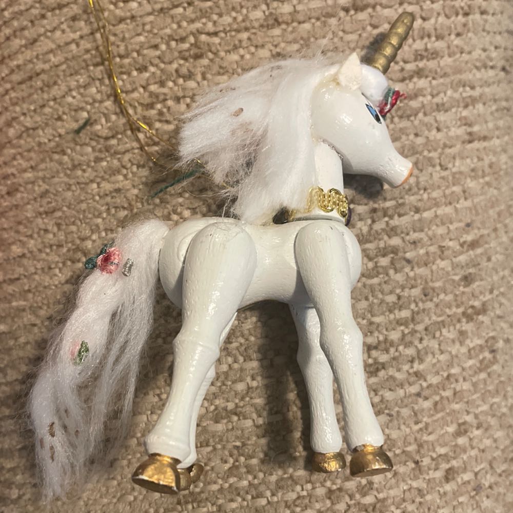 Wood - Unicorn - Unicorn (Wood) ornament collectible - Main Image 3