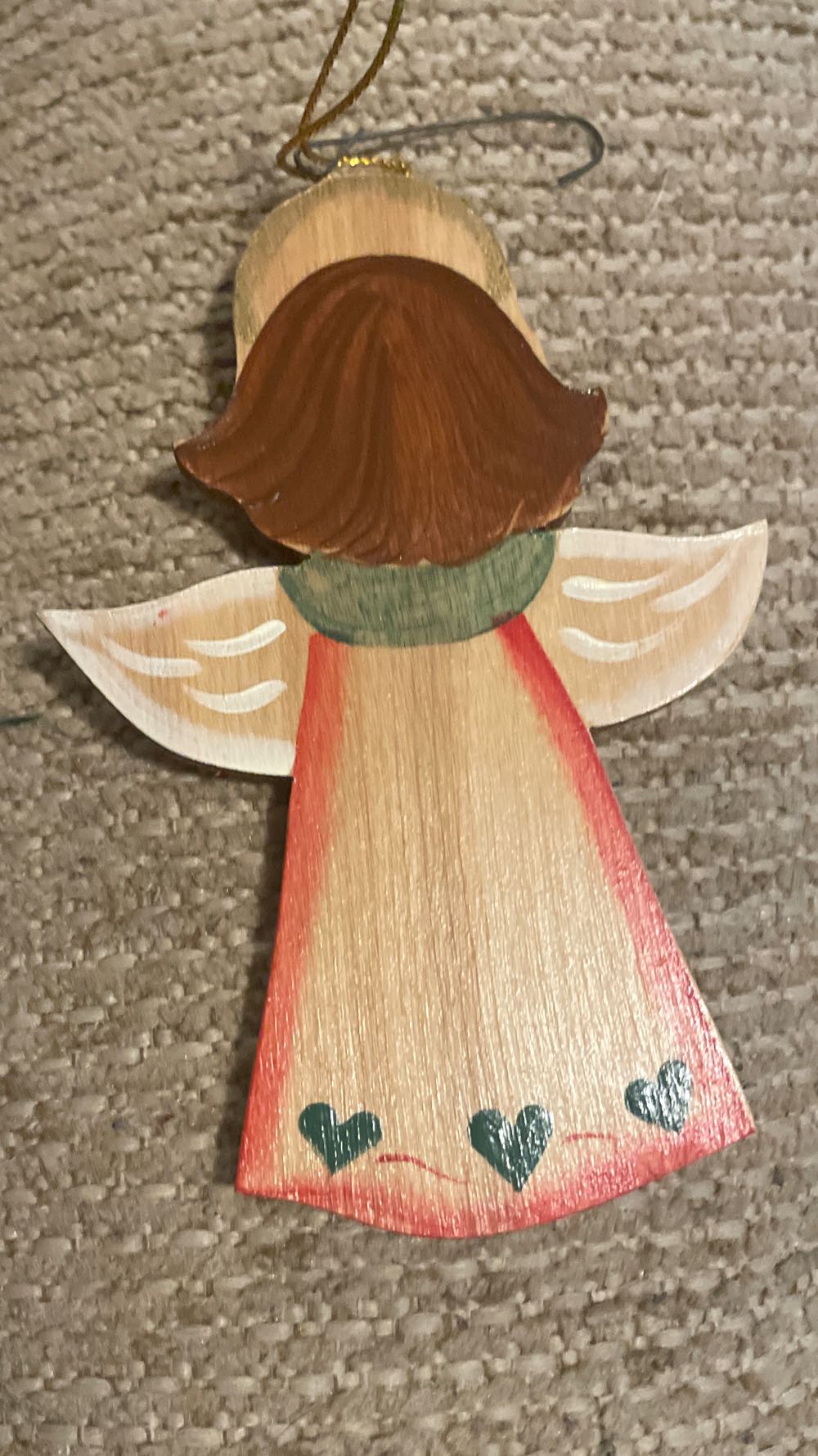Wood - Angel - Angel (Wood) ornament collectible - Main Image 2