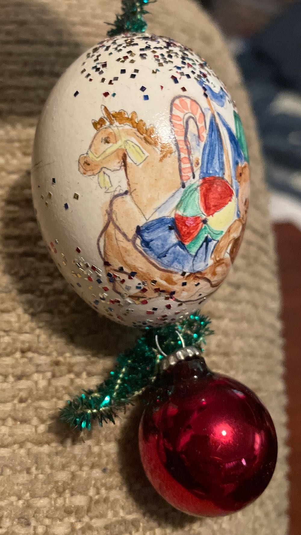 Blown Egg - Santa - Santa (Bloen Egg) ornament collectible - Main Image 3