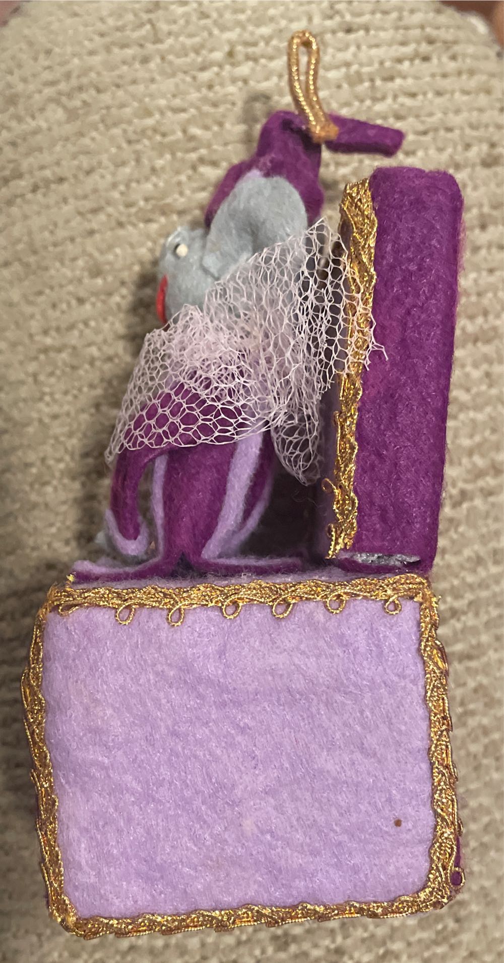 Felt - Mouse - Jack In The Box - Jack In The Box (Felt) ornament collectible - Main Image 2