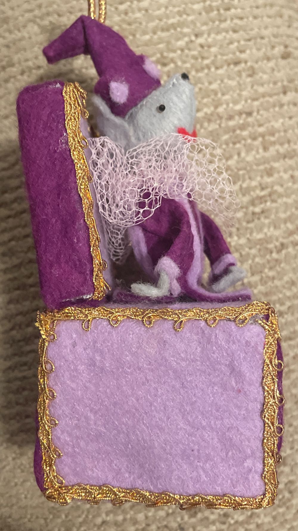 Felt - Mouse - Jack In The Box - Jack In The Box (Felt) ornament collectible - Main Image 4