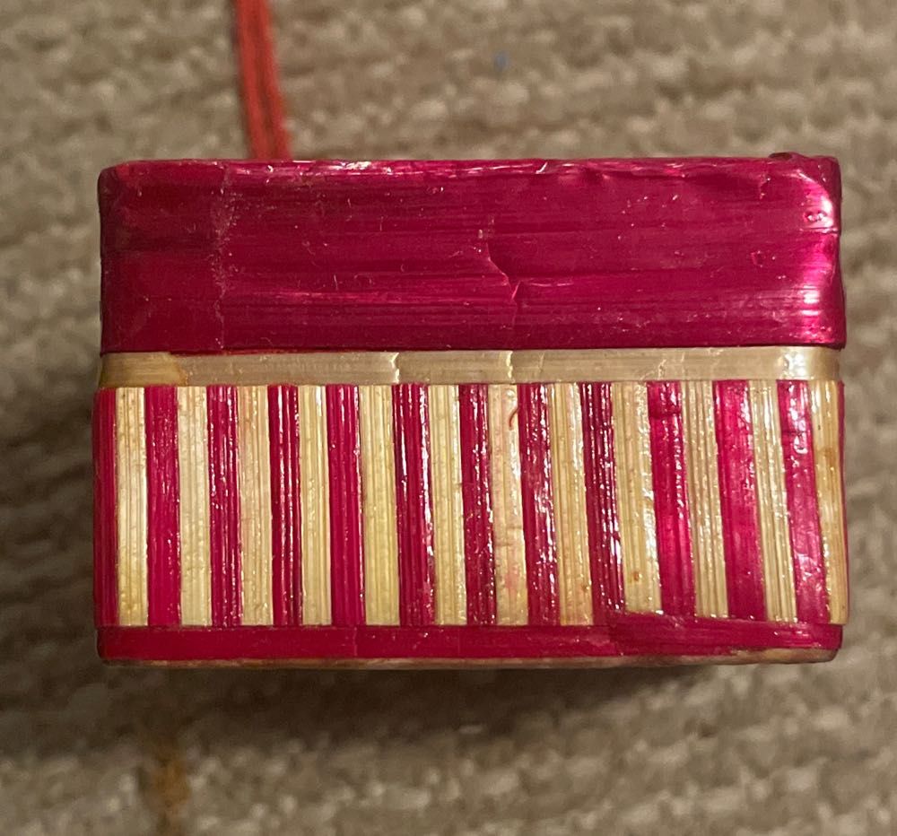 Bamboo - Pressed - Box - Snowman - Gift Box (Pressed Bamboo) ornament collectible - Main Image 2