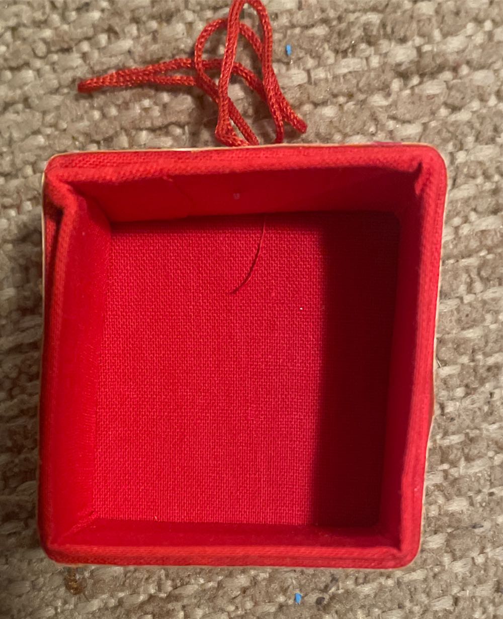 Bamboo - Pressed - Box - Snowman - Gift Box (Pressed Bamboo) ornament collectible - Main Image 3