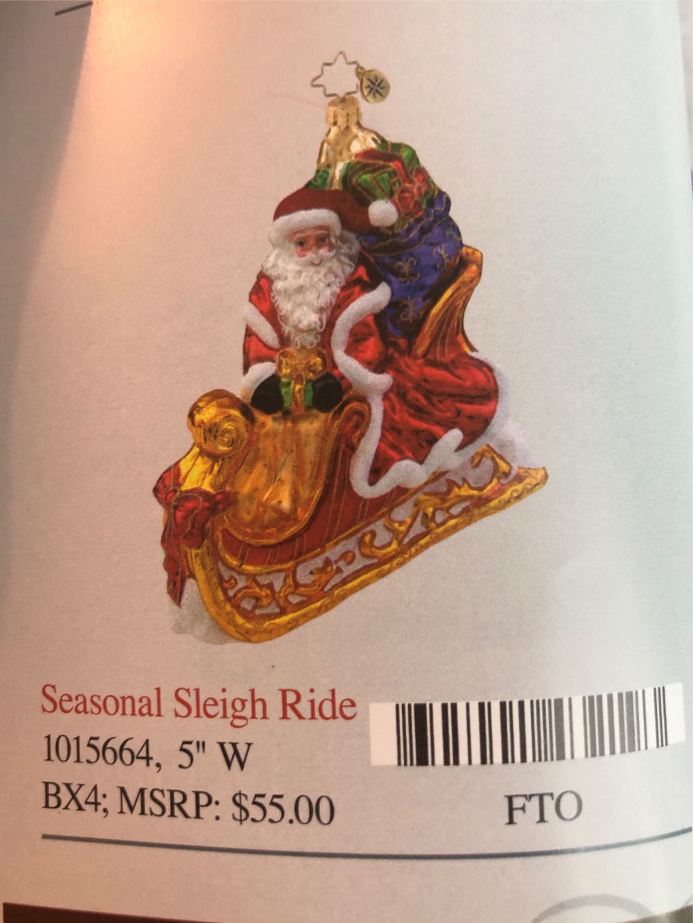 Kurt Adler - Wood - Girl With Gift