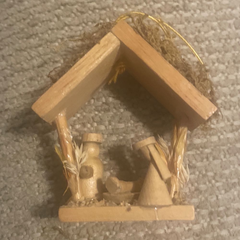 Wood - Nativity - Ornament - Holy Family (Nativity) ornament collectible - Main Image 2